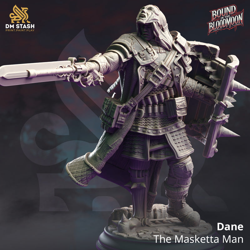 Dane - The Masketta Man [Medium Sized Model - 25mm base]