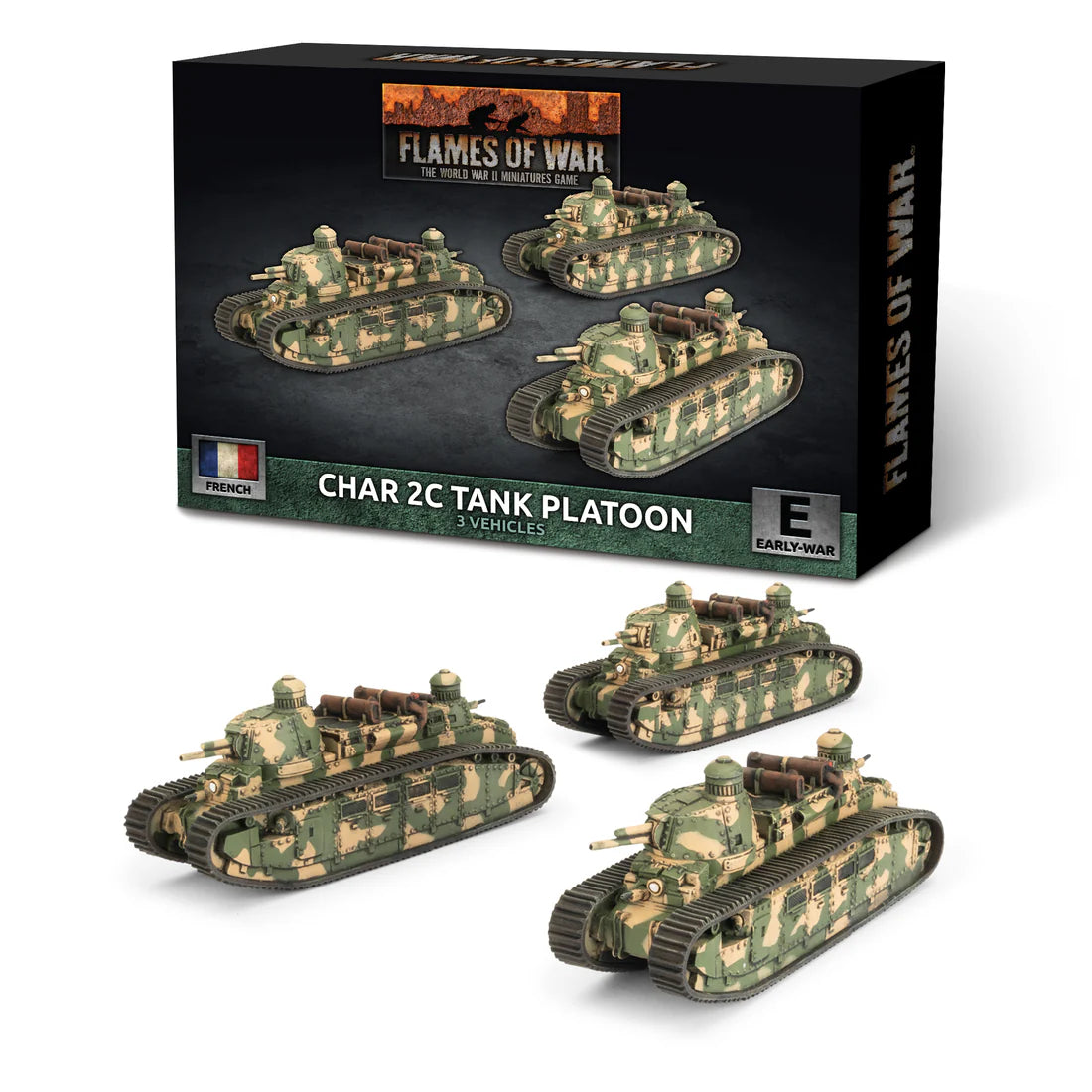 FRX17 Char 2C Tank Platoon (x3)