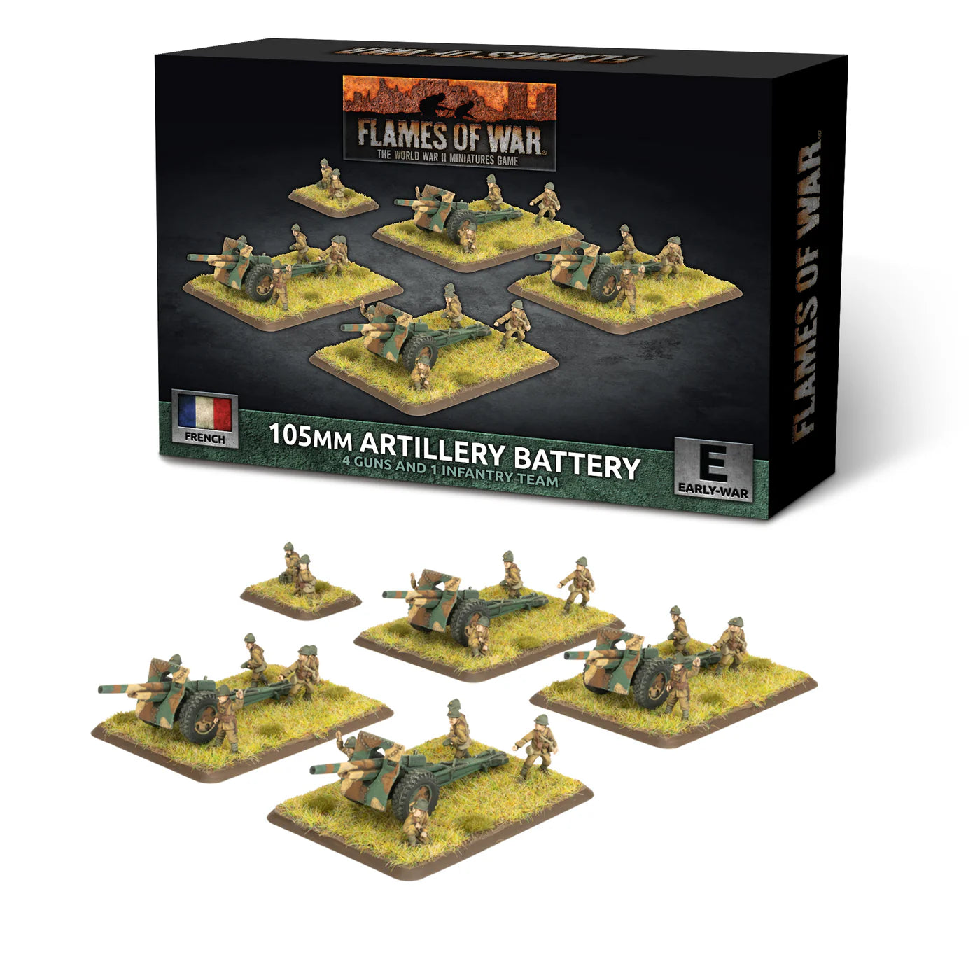 FRX21 105mm Artillery Battery (x4 guns)