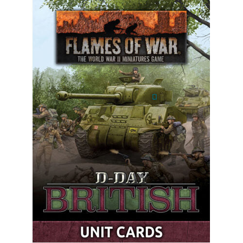 D-Day British Unit Card Pack (66 cards)