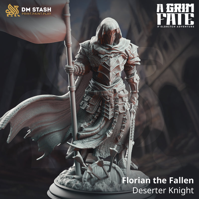 Florian the Fallen - Deserter Knight [Medium Sized Model - 25mm base]