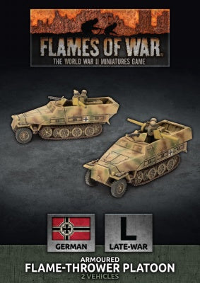 Sd Kfz 251 Flamethrower Platoon (x2 Plastic)