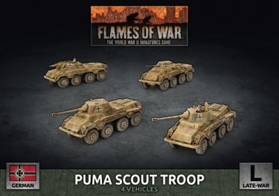 Puma Scout Troop (x4 Plastic)