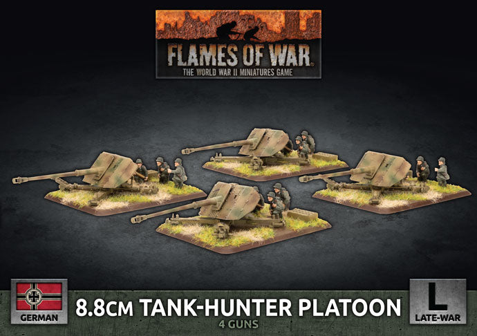 8.8cm Tank-Hunter Platton (x4 Plastic)