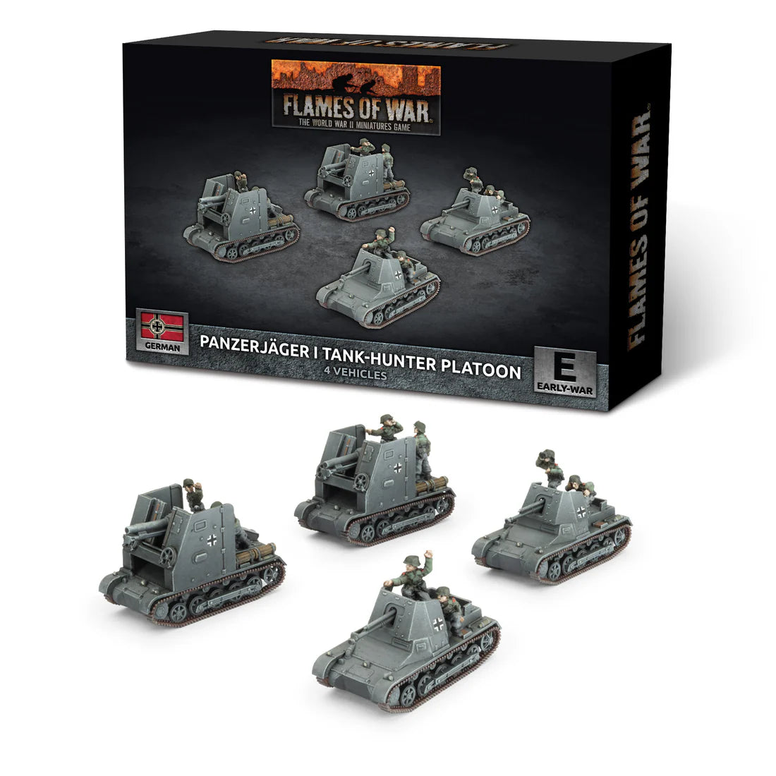 GBX197 Panzerjager I Anti-tank Platoon (x4 Plastic)
