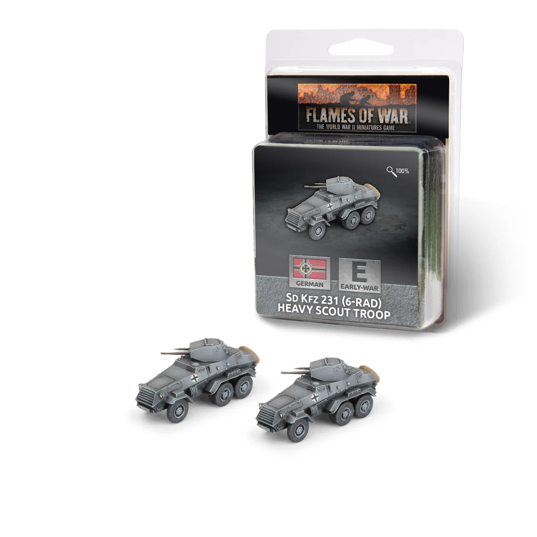 GE321 Sd Kfz 231 (6-rad) Heavy Scout Troop (x2)