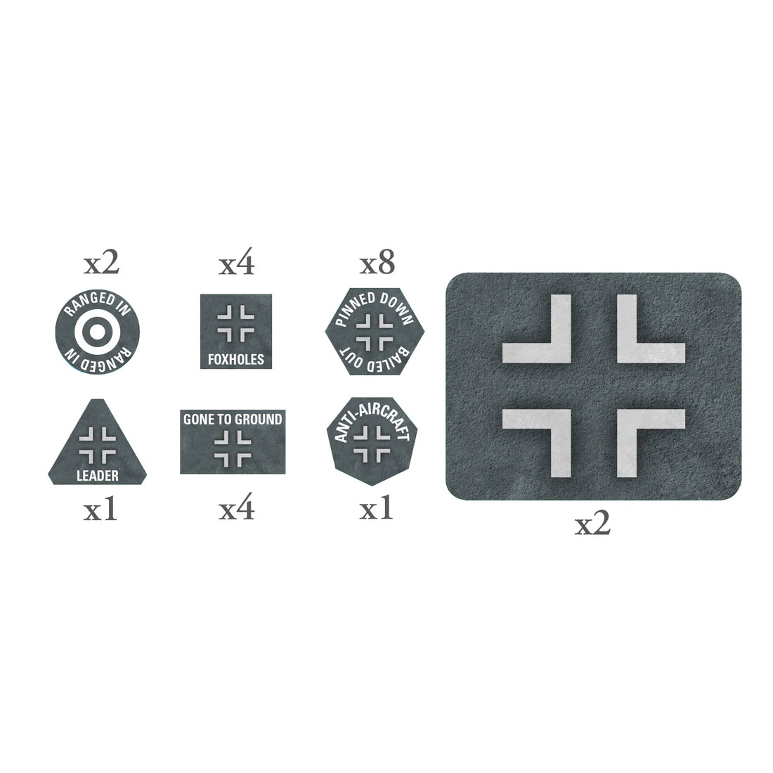 GE913 German EW Tokens (x20) & Objectives (x2)