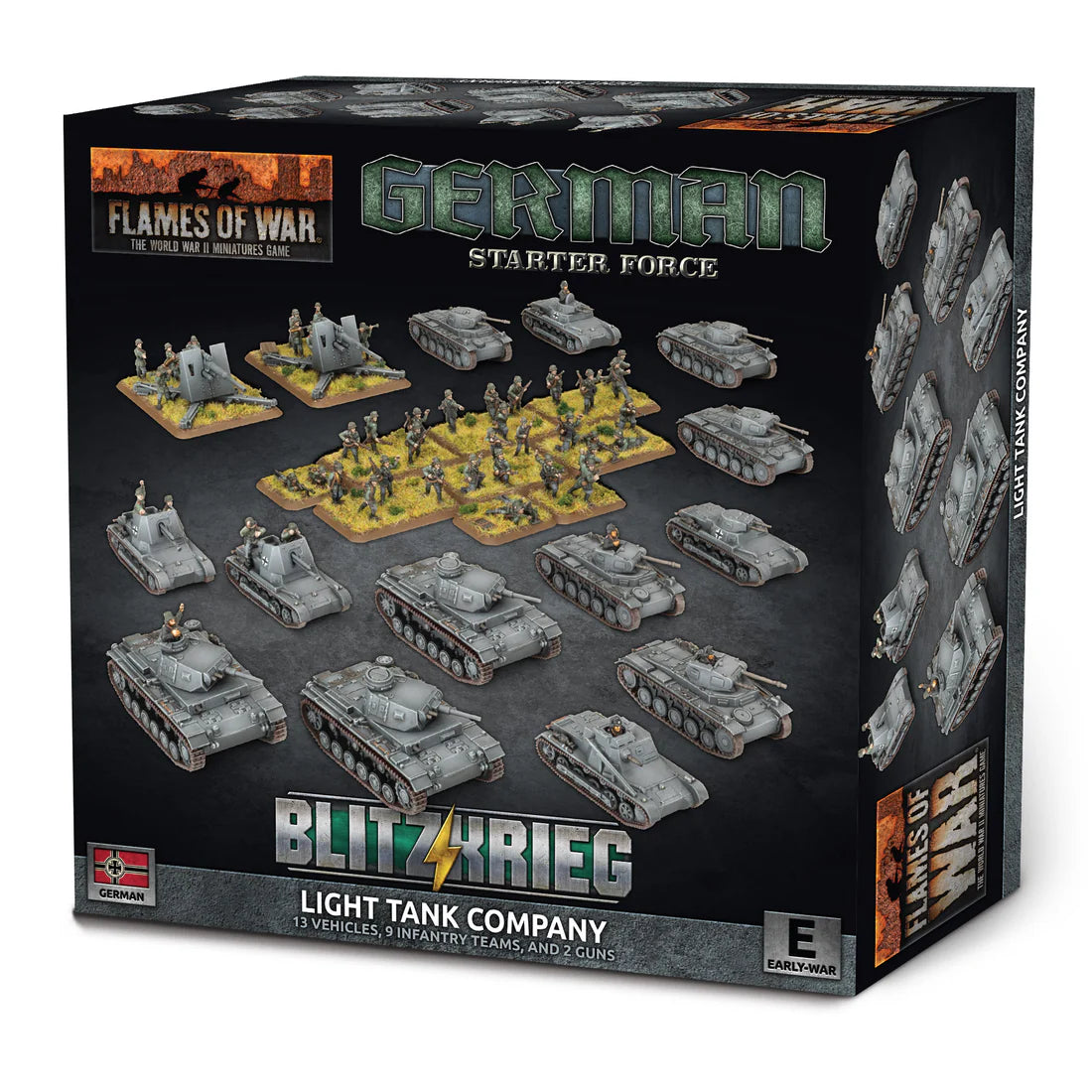 GEAB29 German Light Tank Company (Plastic)