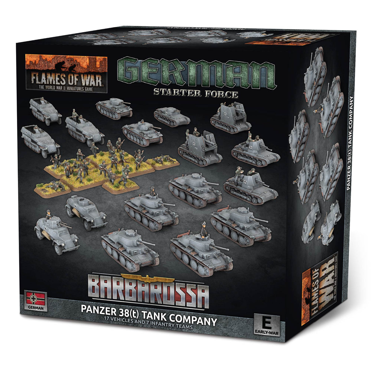 geab31 German 38(t) Tank Company Starter Force