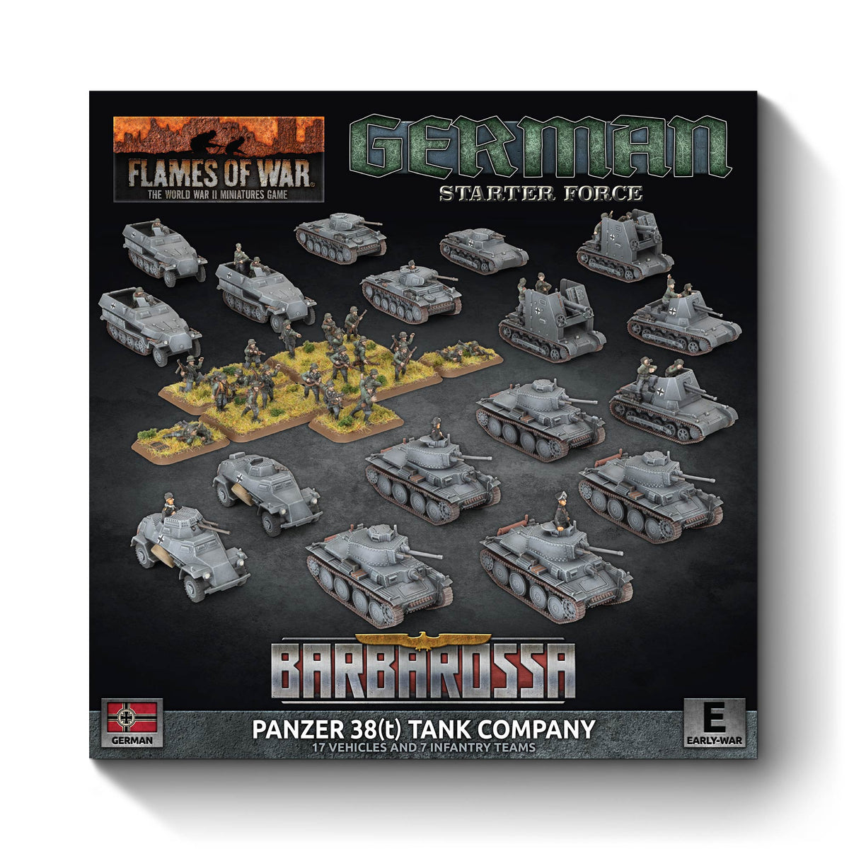 geab31 German 38(t) Tank Company Starter Force