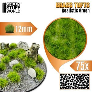 草むら 長さ12mm リアリステックグリーン(粘着剤付)