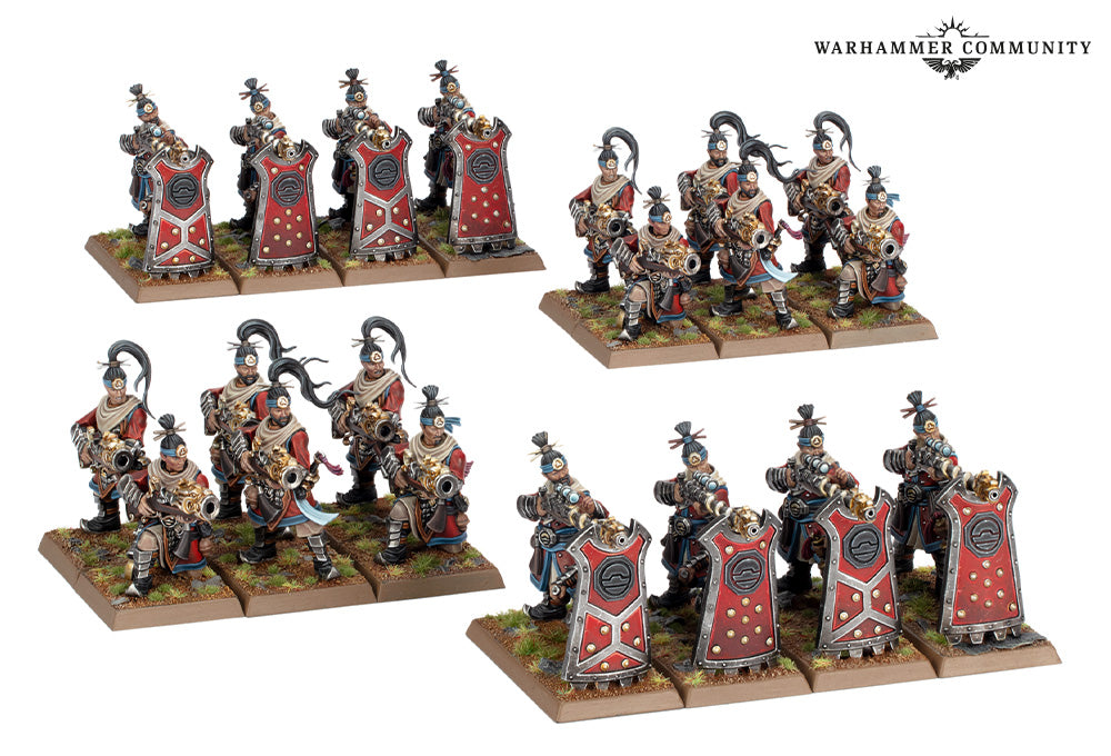 GRAND CATHAY: IRON HAIL GUNNERS & CRANE GUNNER TEAMS