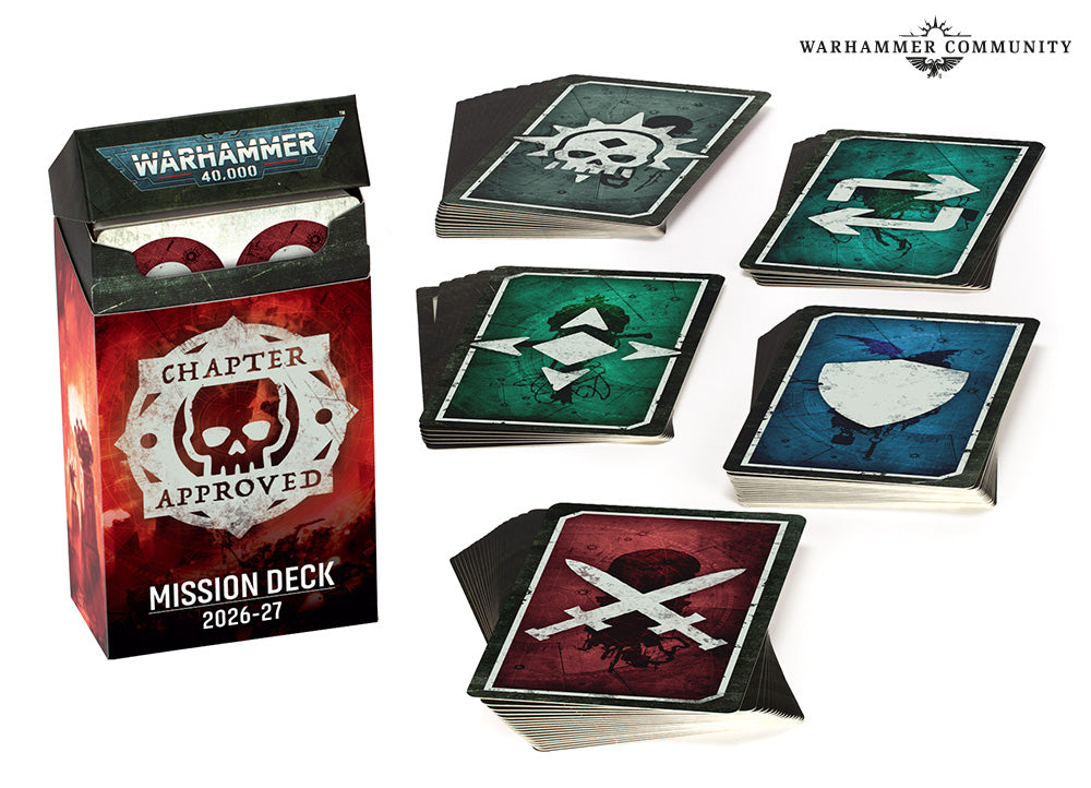 ウォーハンマー40,000：チャプターアプルーブド ミッションデッキ2026-27（英語版）　WH40K: CHAPTER APPROVED MISSION DECK ENG