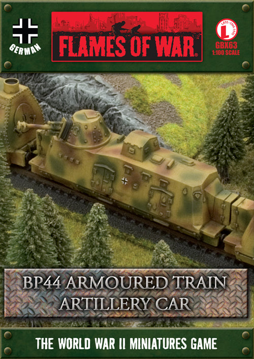 GBX63 BP44 Artillery Car, German Armoured Train