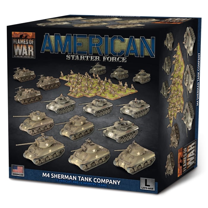 USAB17 American LW Sherman Tank Company Starter Force