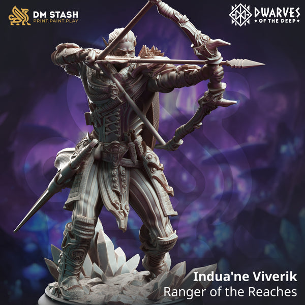 Indua'ne Viverik - Ranger of the Reaches [Medium Sized Models - 25mm bases]