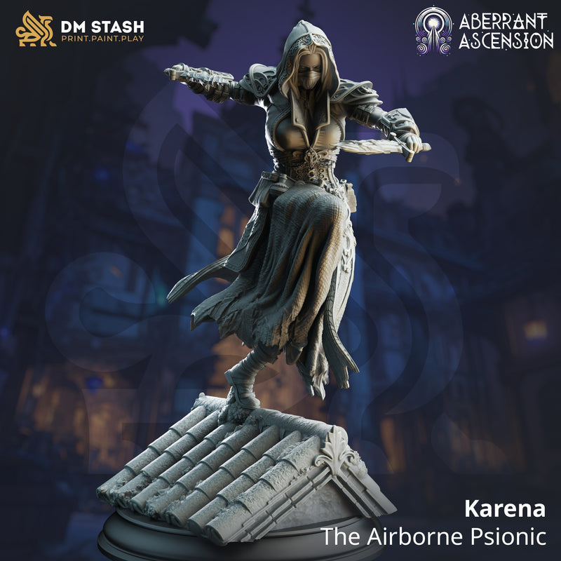 Karena - The Airborne Psionic [Medium Sized Model - 25mm base]