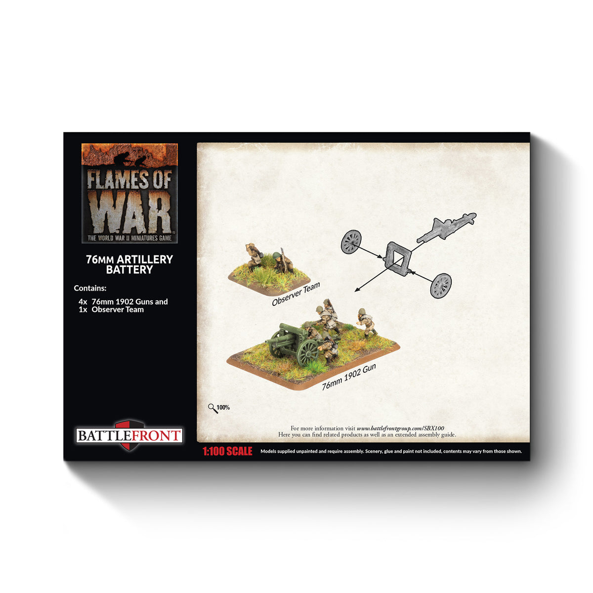 sbx100 76mm Artillery Battery