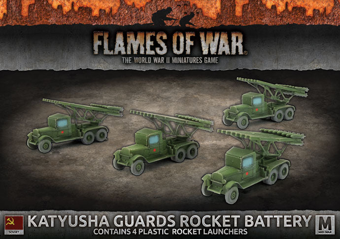 Katyusha Guards Rocket Battery (x4 Plastic)