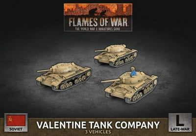 Valentine Tank Company (x3 Plastic)