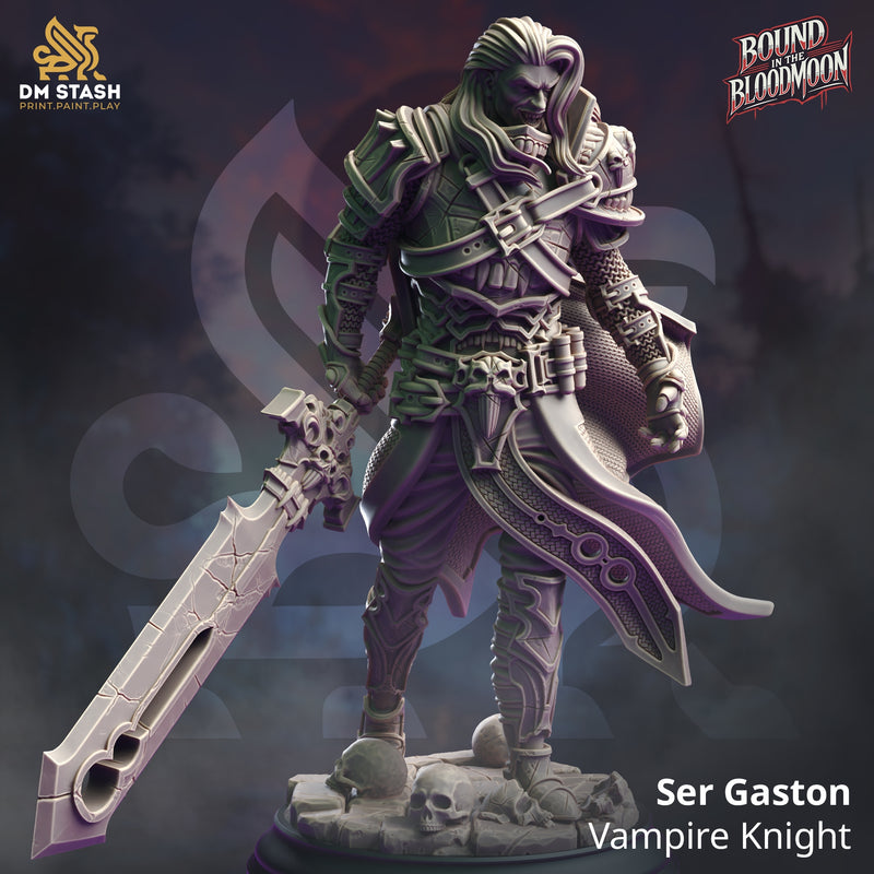 Ser Gaston - Vampire Knight [Medium Sized Model - 25mm base]