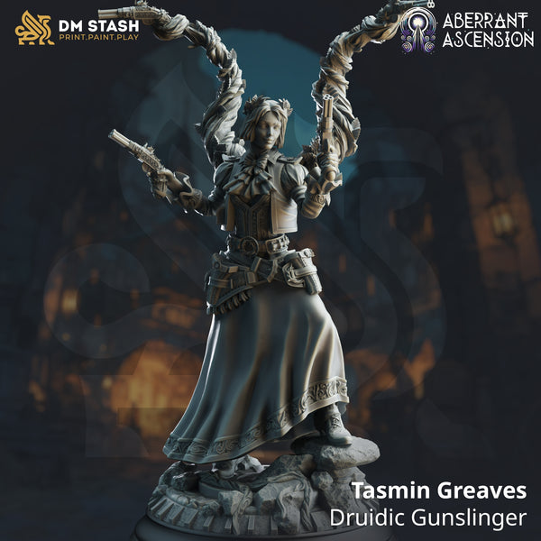 Tasmin Greaves - Druidic Gunslinger [Medium Sized Model - 25mm base]