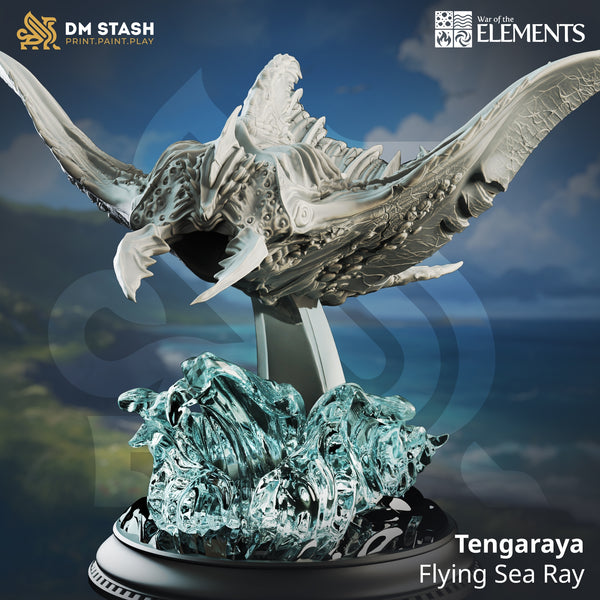 Tengaraya - Flying Sea Ray [Large Sized Model - 50mm base]