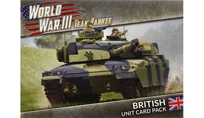 WWIII: British Unit Card Pack (39 cards)