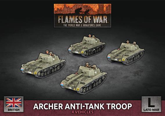 Archer Anti-tank Troop (4x Plastic)