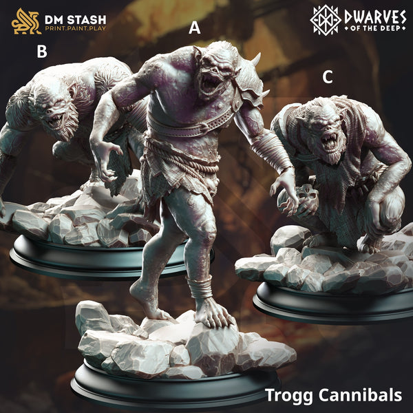 Trogg Cannibals [Medium Sized Models - 25mm base]