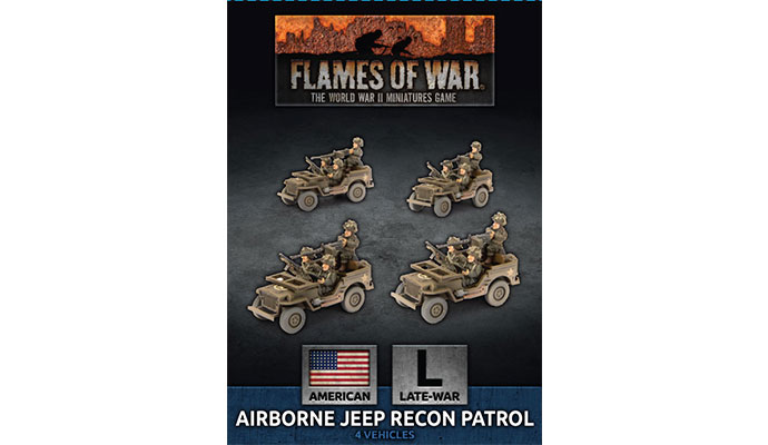 Airborne Recon Section (x4 Plastic)