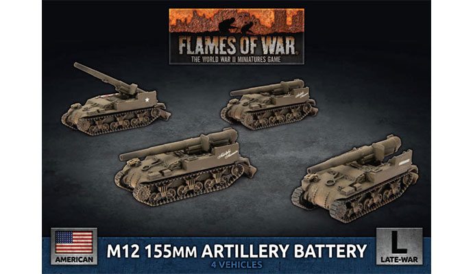 M12 155mm Artillery Battery (x4)