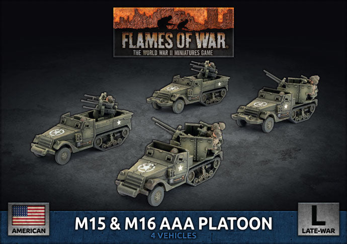 M15 & M16 AAA Platoon (x4 Plastic)