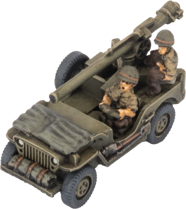 us121 Jeep with 105mm Recoilless Rifle (x2)