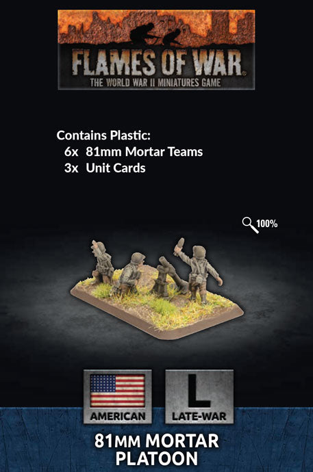 81mm Mortar Platoon (Plastic) (x6)