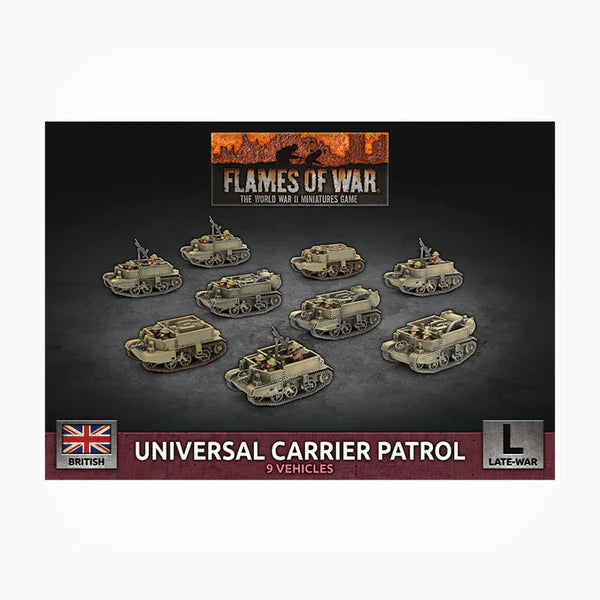 Universal Carrier Patrol (x9 Plastic)