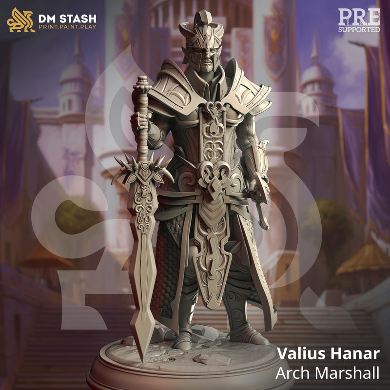 Valius Hanar - Arch Marshall [Medium Sized Model - 25mm base]