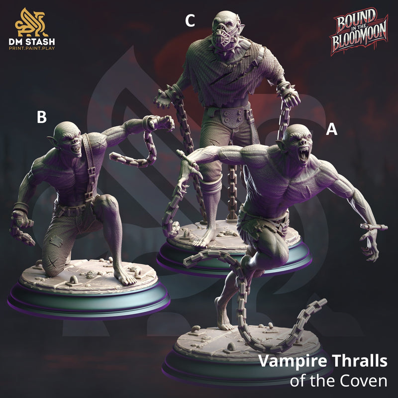 Vampire Thralls of the Coven [Medium Sized Models - 25mm base]