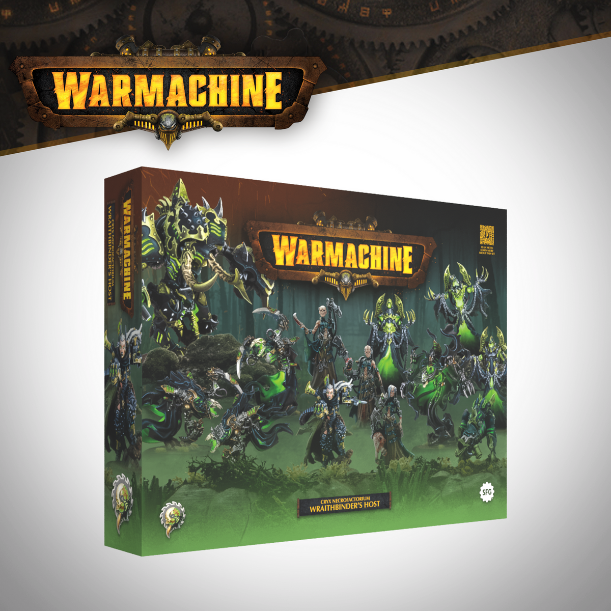 WARMACHINE: CRYX NECROFACTORIUM ARMY BOX – WRAITHBINDER'S HOST