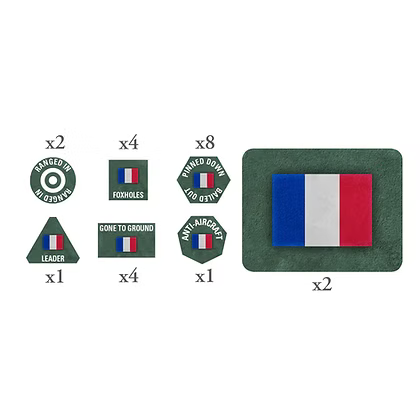 FR901 French EW Tokens (x20) and Objectives (x2)