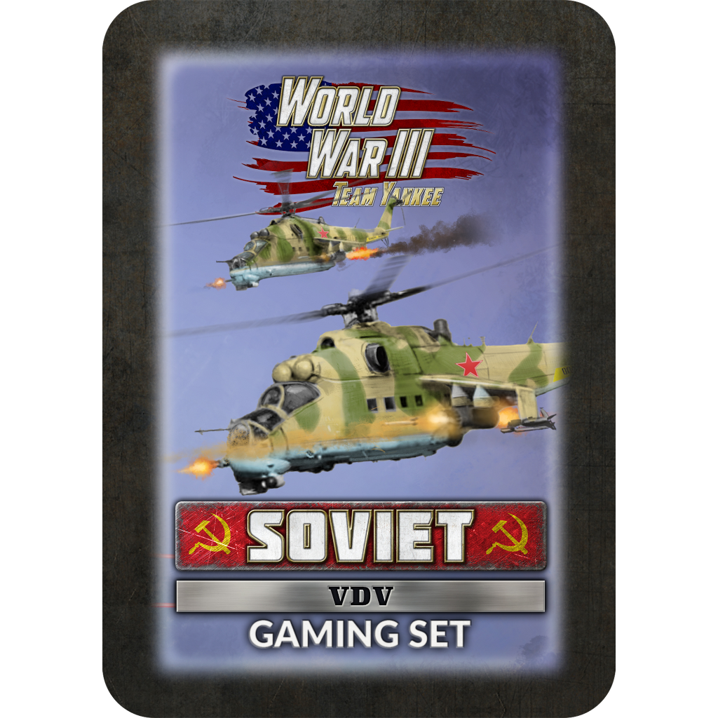 Soviet VDV Gaming Set (x20 Tokens, x2 Objectives, x16 Dice)