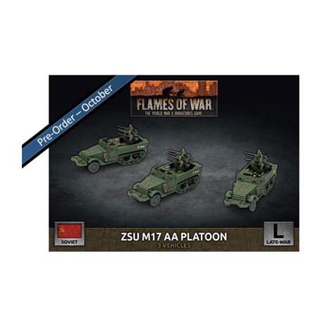 ZSU M17 Anti-Aircraft Platoon (x3 Plastic)