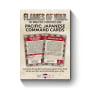 fw258jc The Pacific: Japanese Command Cards (x30 Cards) - Limited Edition