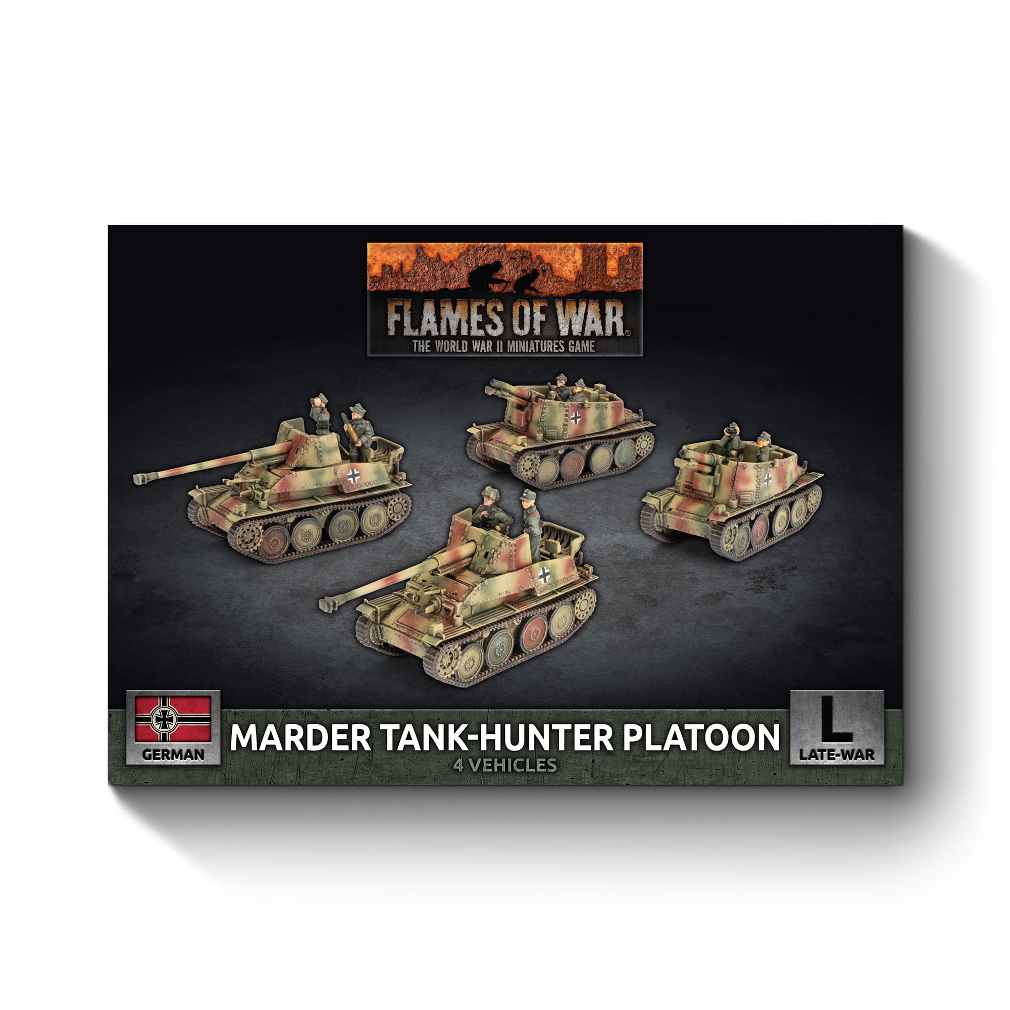 GBX212 Marder / Grille Self-propelled Gun Platoon (x4 Plastic)