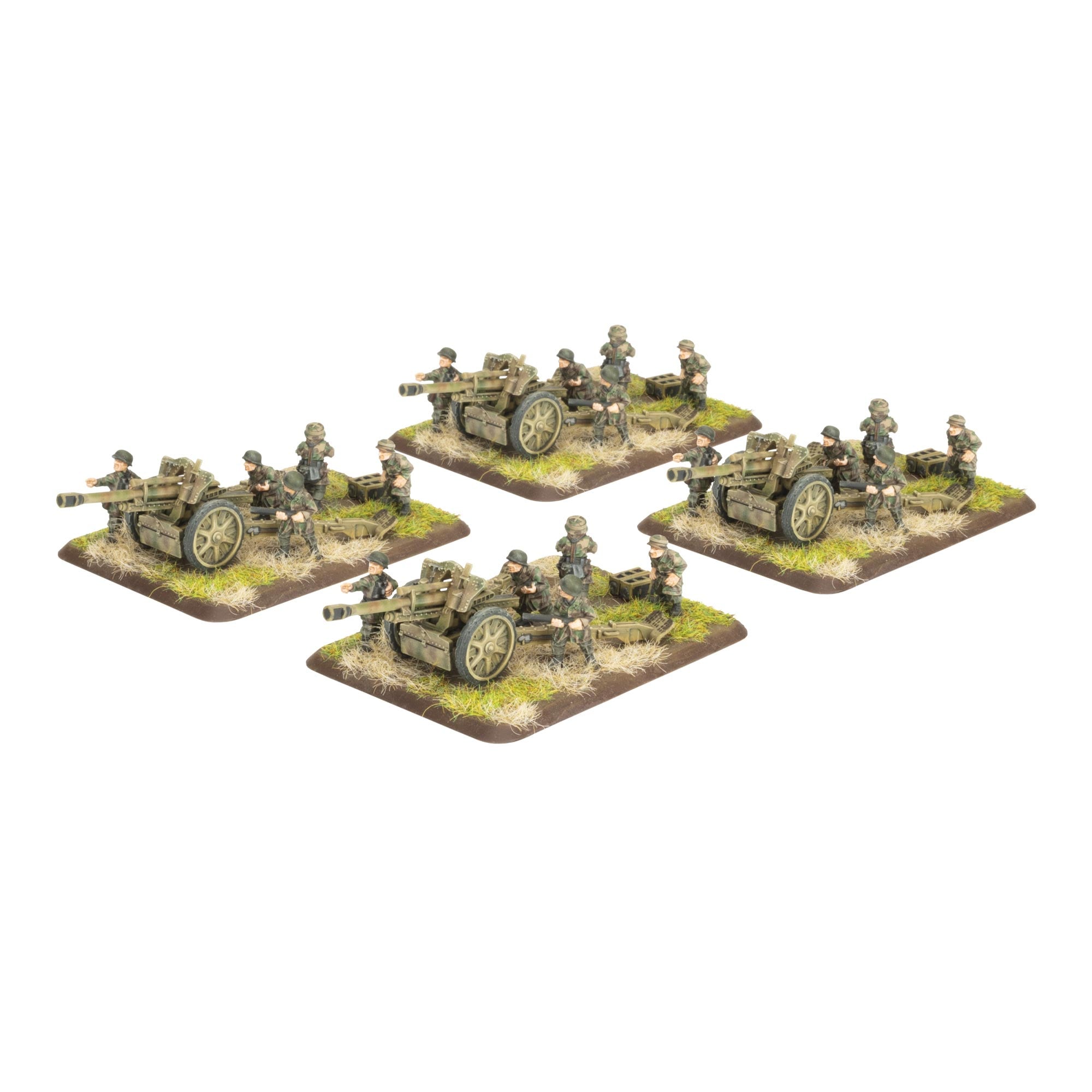 GBX213 FJ 10.5cm Artillery Battery (x4 guns Plastic)