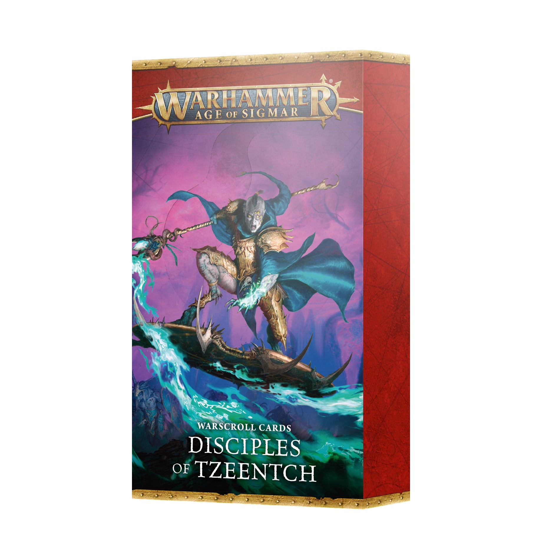 ウォースクロール・カード：ディサイプル・オヴ・ティーンチ（英語版）　WARSCROLL CARDS: DISCIPLES  TZEENTCH ENG