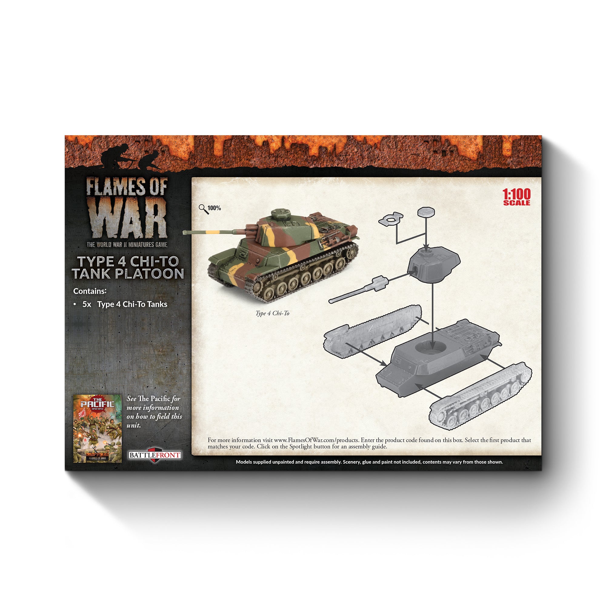 jbx19 Type 4 Chi-To Tank Platoon (x5)