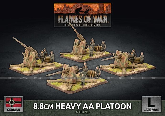 8.8cm Heavy AA Platoon (x4 Plastic)