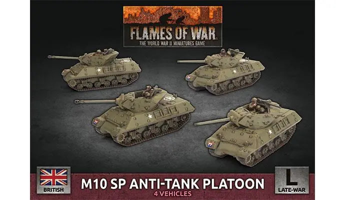 M10 SP Anti-Tank Troop (x4 Plastic)