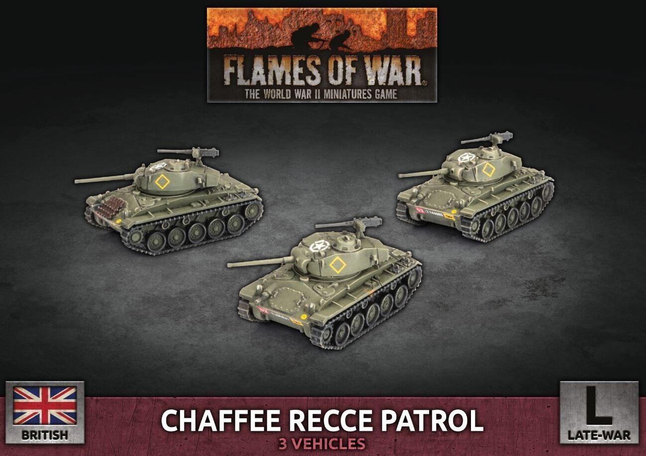 Chaffee Recce Patrol (3x Plastic)